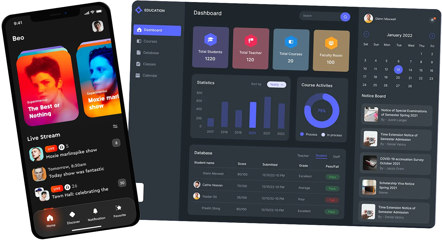 AI Generated UI Mockup Example